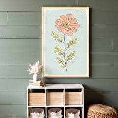 Encouragement Bloom | Framed Wooden Art