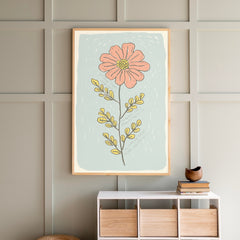 Encouragement Bloom | Framed Wooden Art