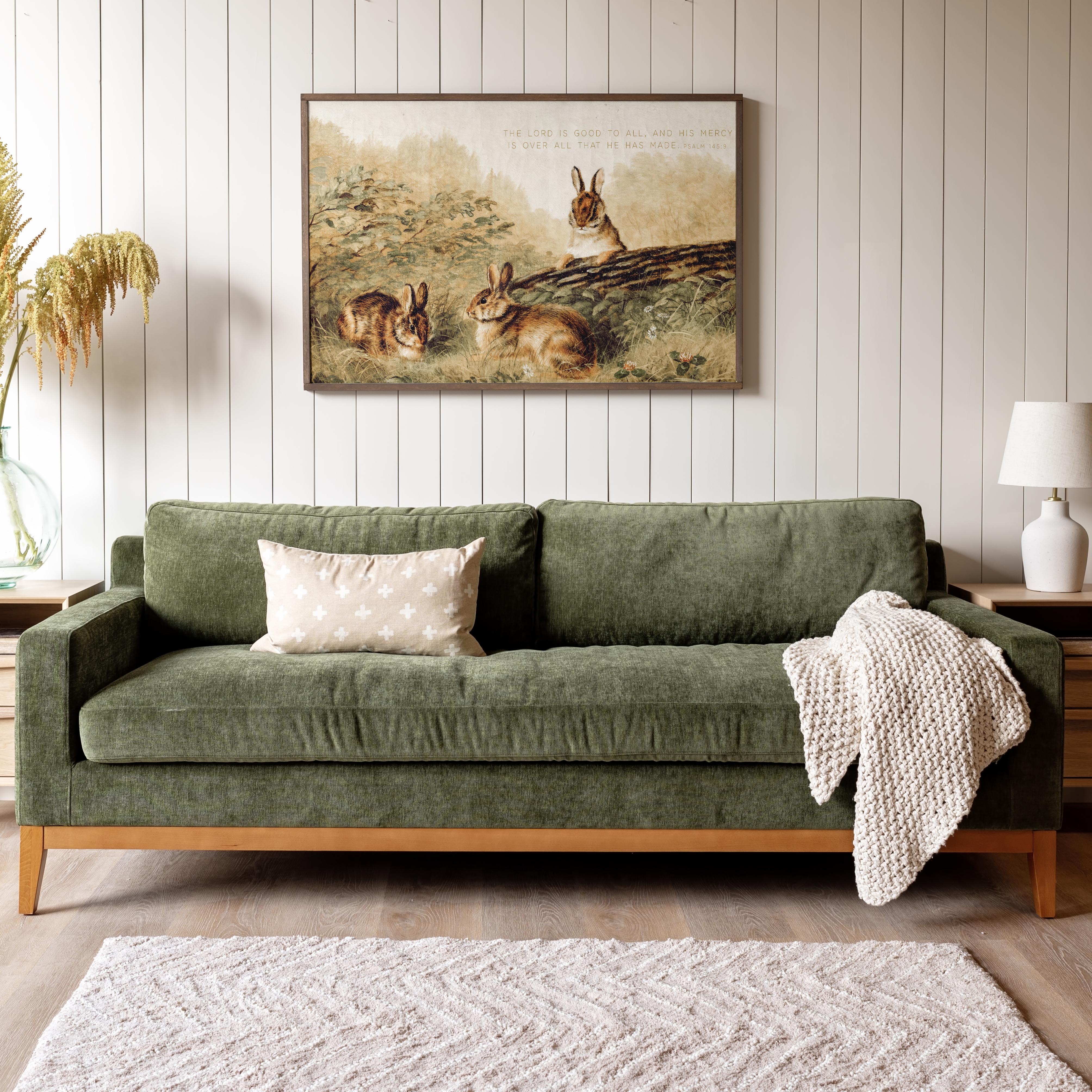 The Lord Is Good To All | Framed Wooden Art - Horizontal