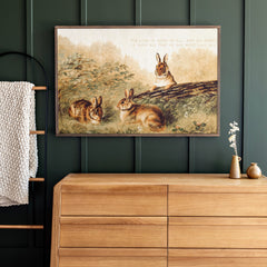 The Lord Is Good To All | Framed Wooden Art - Horizontal