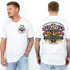 Men's Personalized United States 250 Years of Freedom Shirt