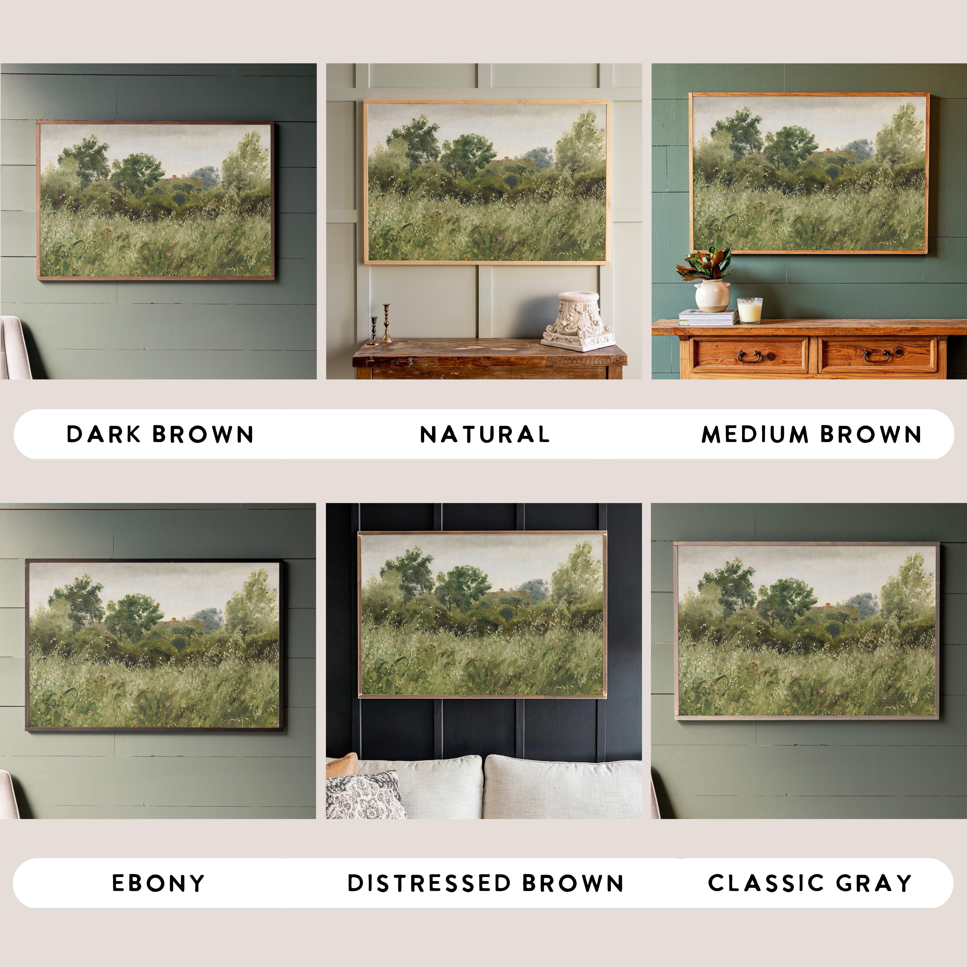 Field of Oats | Framed Wooden Art - Horizontal