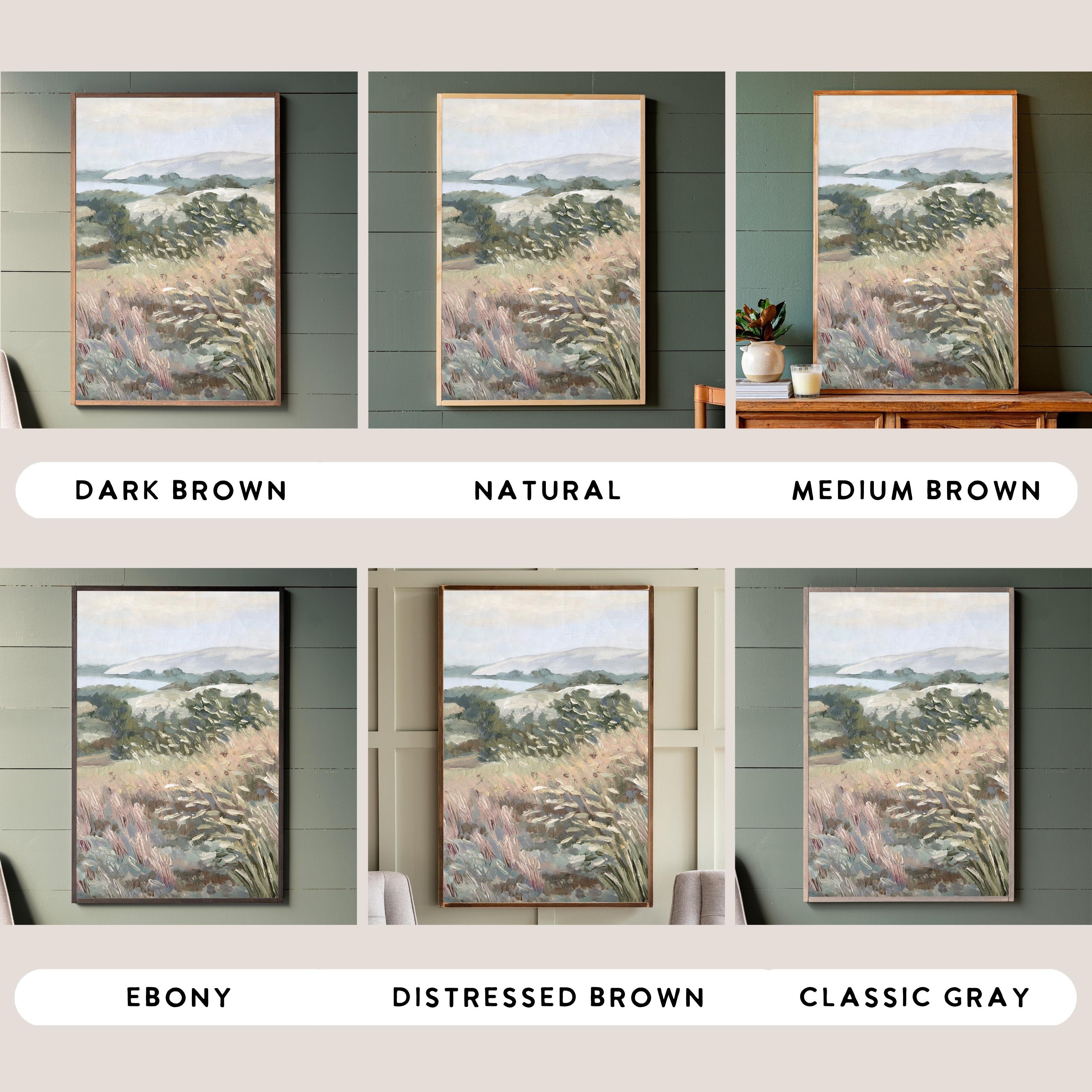 Breezy Hillside | Framed Wooden Art