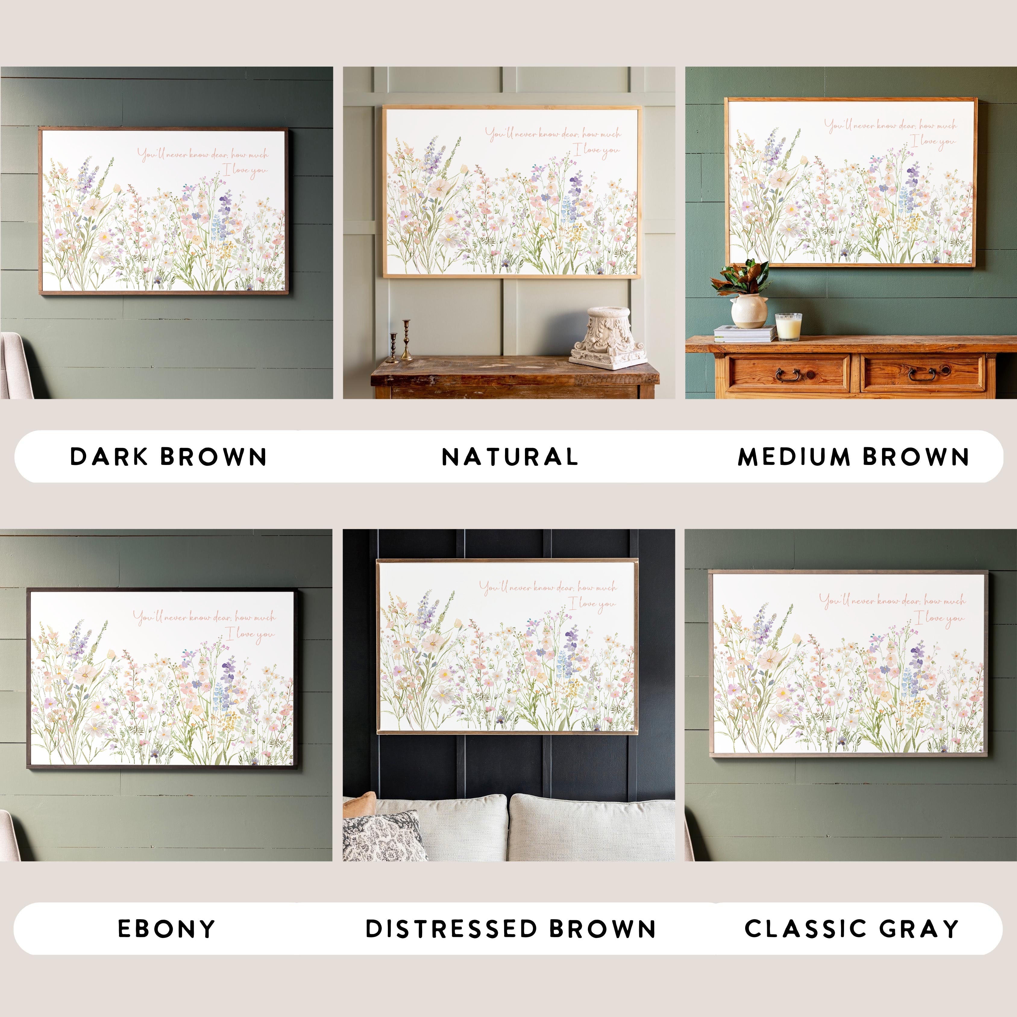 You'll Never Know, Dear | Framed Wooden Art - Horizontal