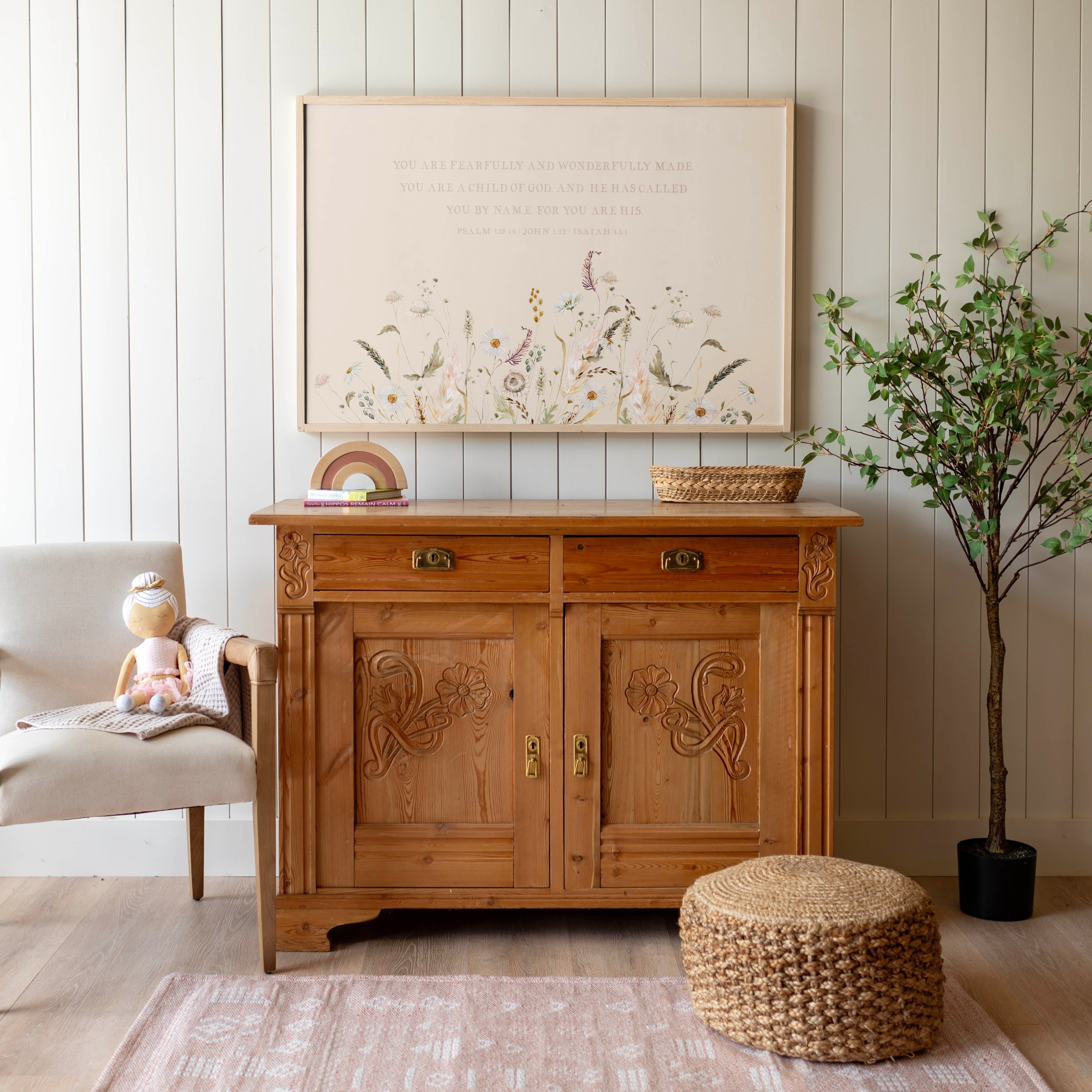 For You Are His | Framed Wooden Art - Horizontal