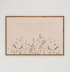 For You Are His | Framed Wooden Art - Horizontal