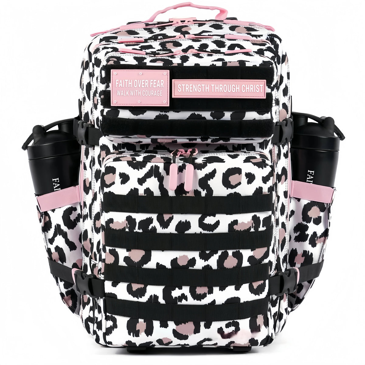 45L Backpack Leopard Pink