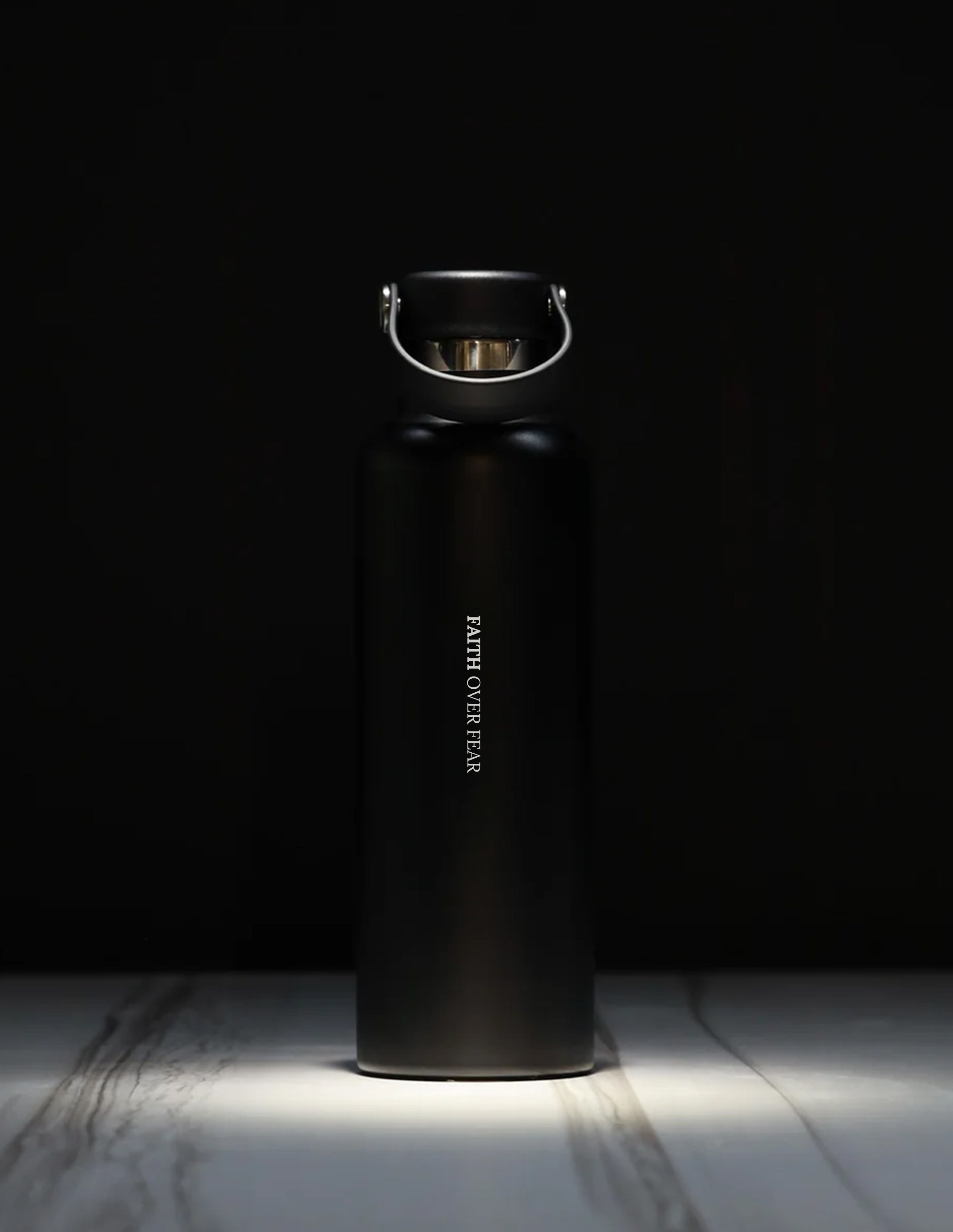 25OZ FLASK ALPHA BLACK