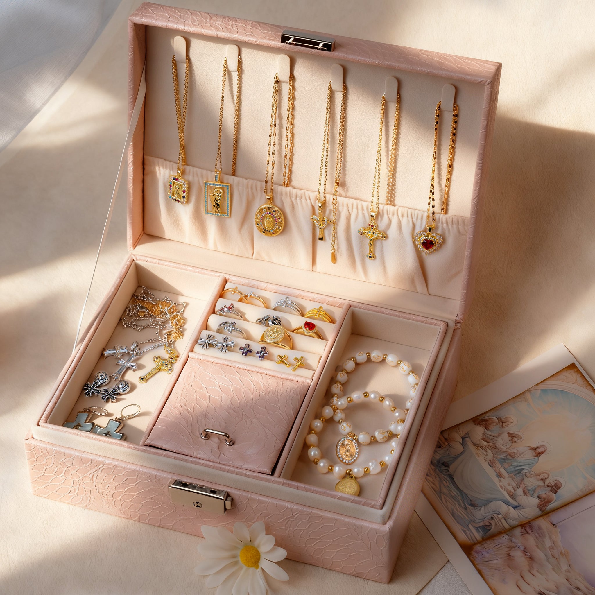 Best Seller🔥2025 Holiday Christian Jewelry Gift Box (Includes 30 jewelry pieces – Only $6.6 per piece!)
