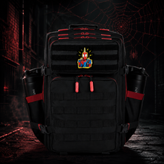 SM Hero Patch EDC Performance Backpack 35L / 45L - Black Red