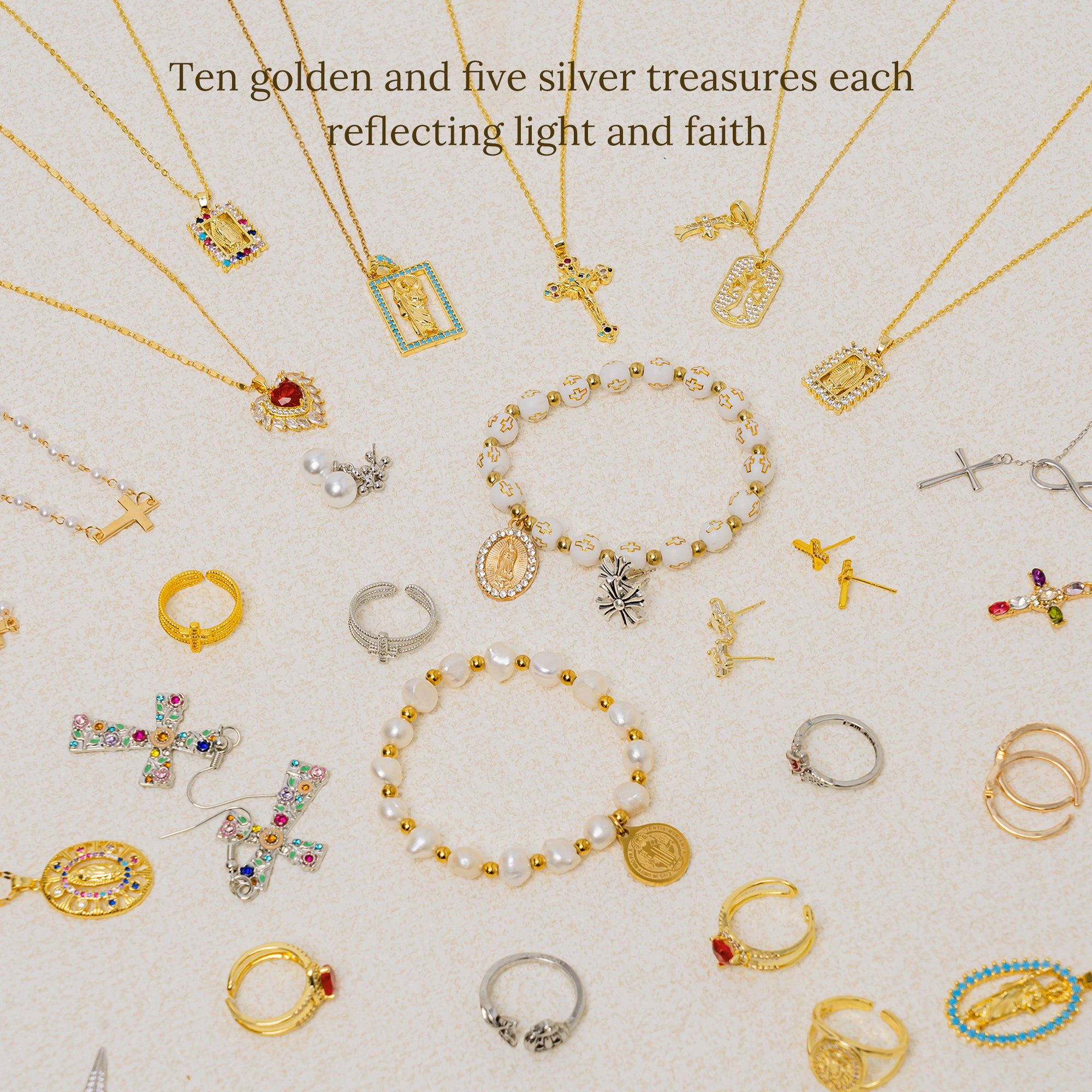 Best Seller🔥2025 Holiday Christian Jewelry Gift Box (Includes 30 jewelry pieces – Only $6.6 per piece!)