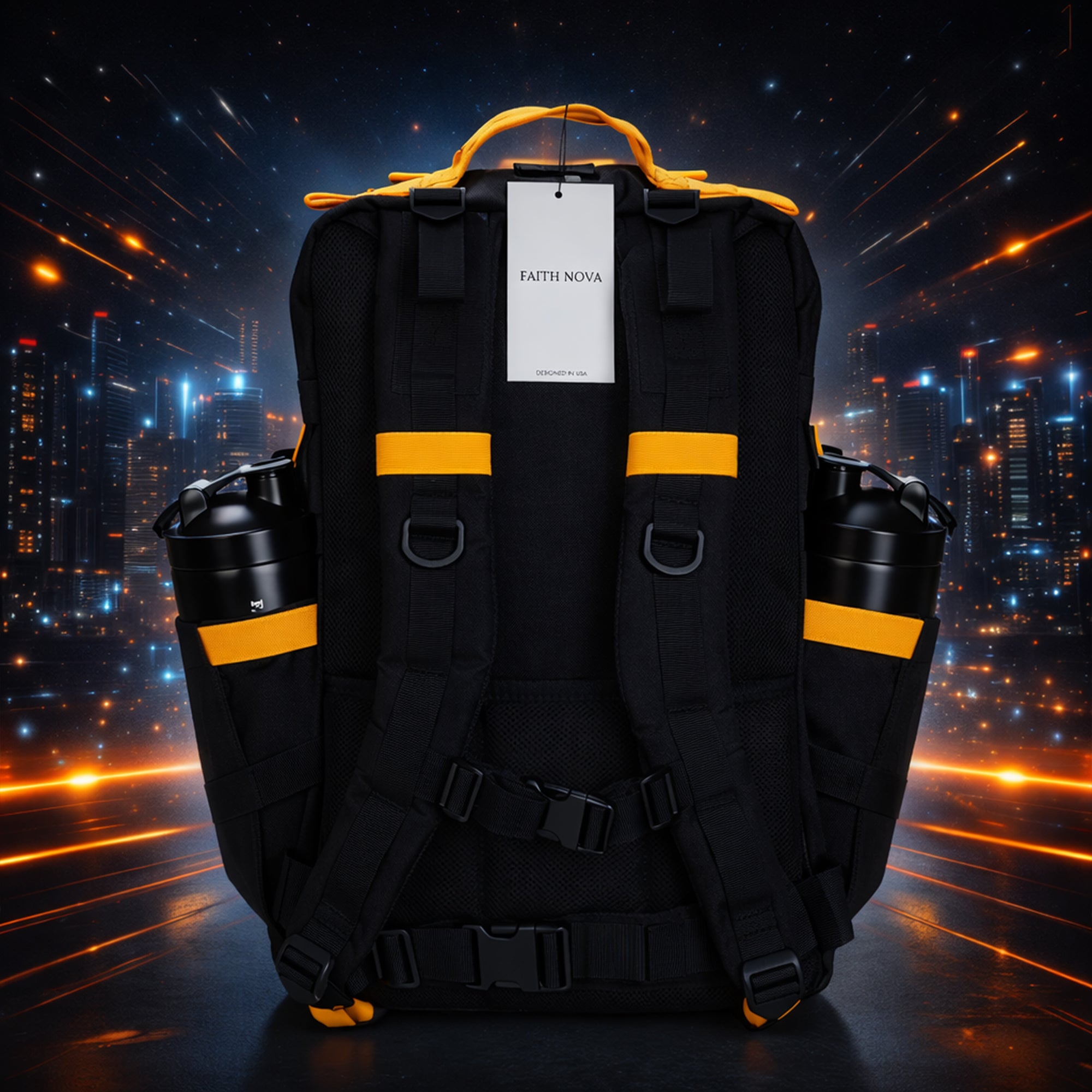 Hero Patch EDC Performance Backpack 35L / 45L - Black Orange