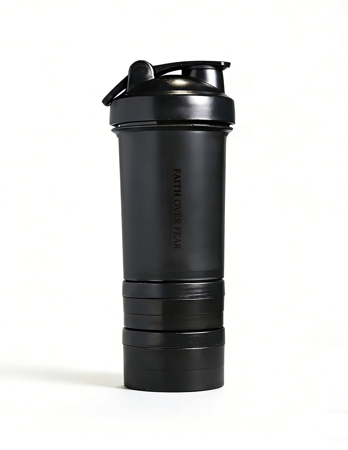 16oz Faith Nova Shaker Bottle With Storage Compartments - Nightshade