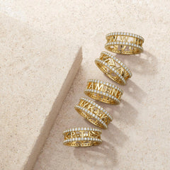 Bible Acronym WWJD Cross Ichthys Statement Ring