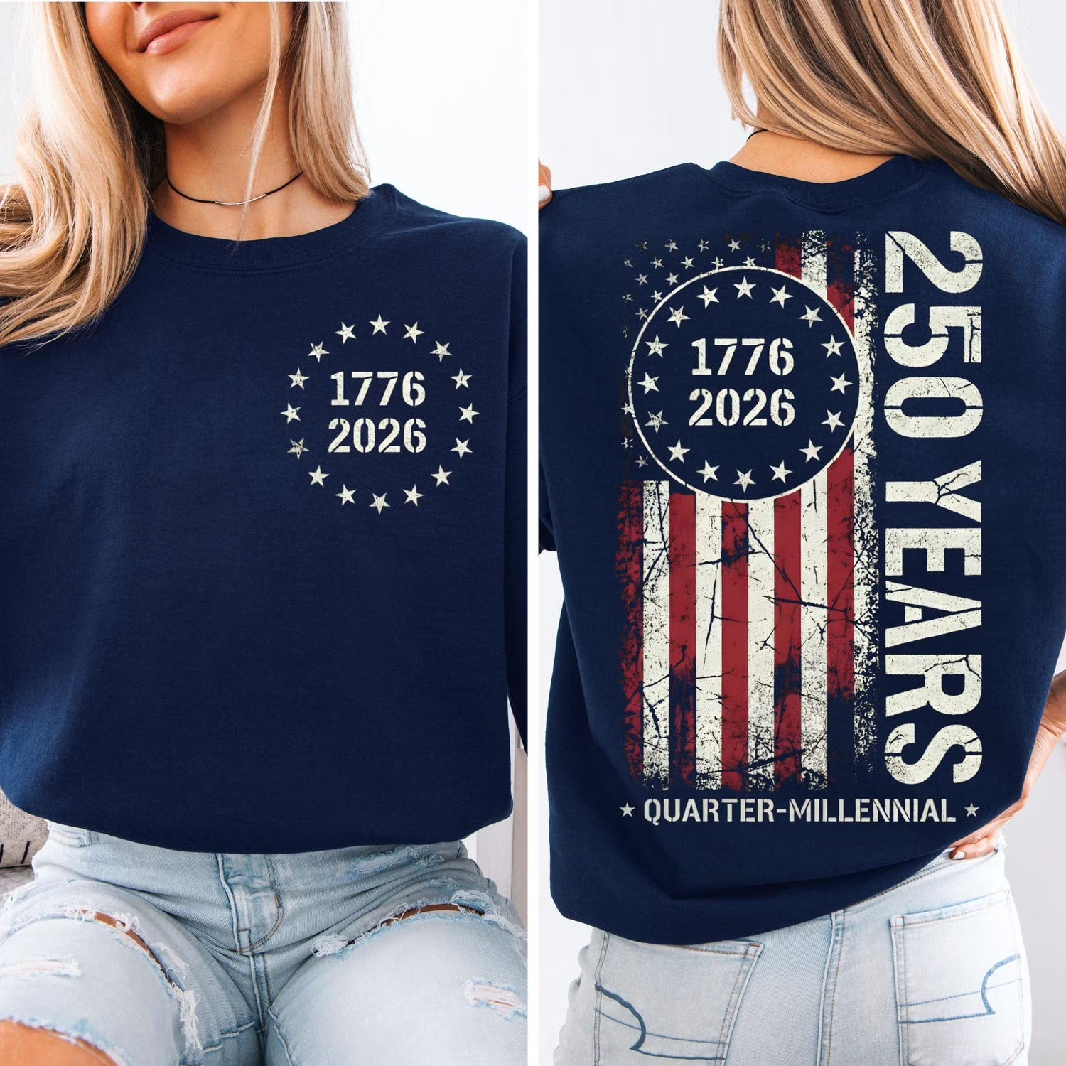 America 250 Anniversary  1776–2026 USA T-Shirt