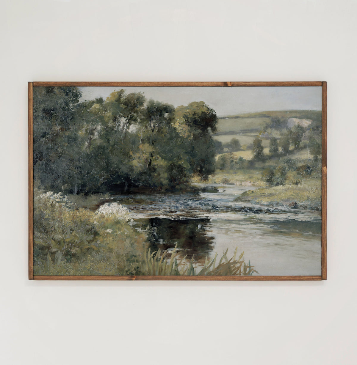 Streamside | Framed Wooden Art - Horizontal