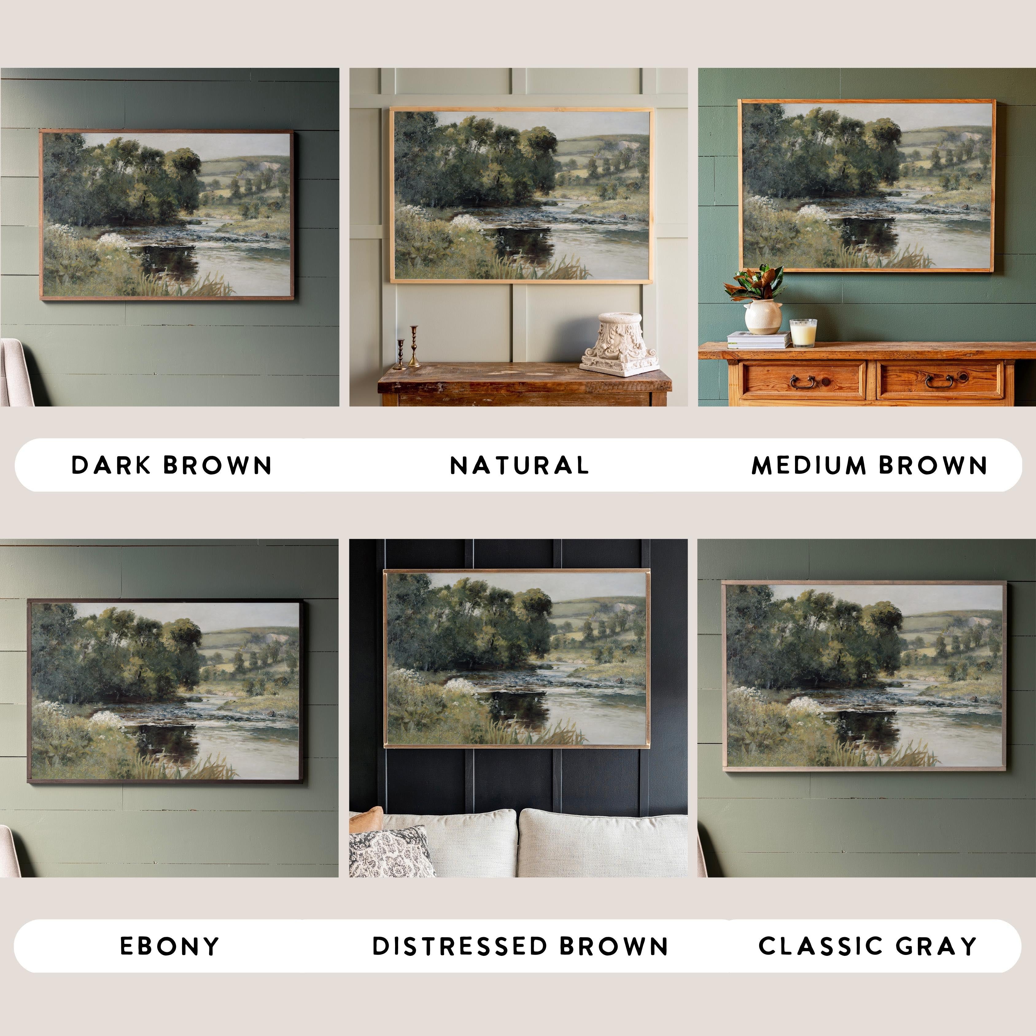 Streamside | Framed Wooden Art - Horizontal