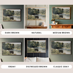 Streamside | Framed Wooden Art - Horizontal