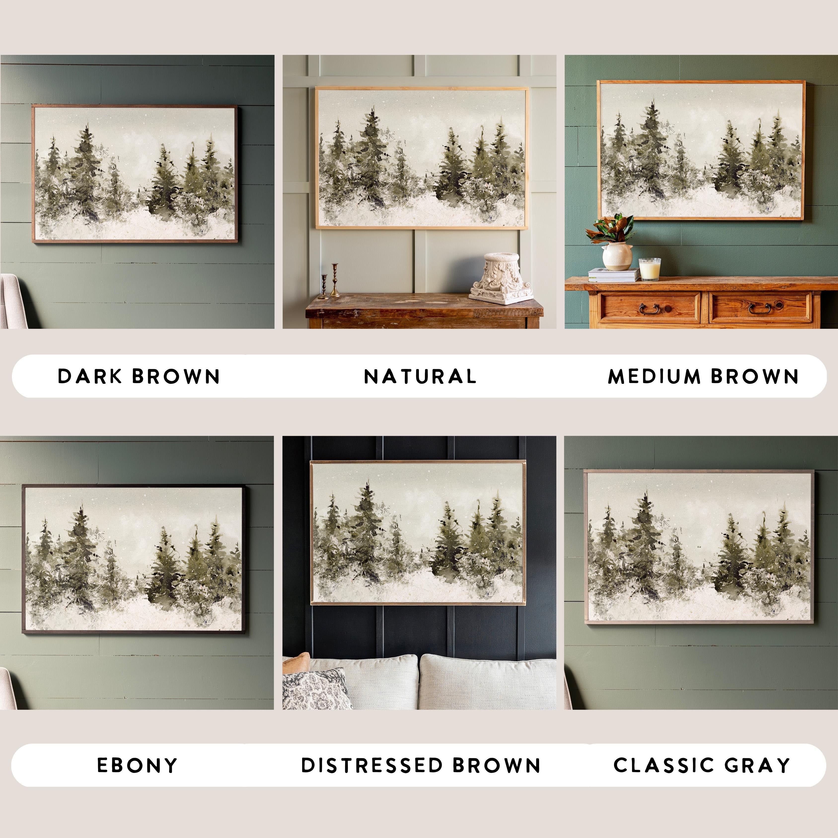 Blanket Of Snow | Framed Wooden Art - Horizontal