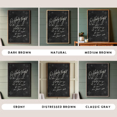 O Holy Night | Framed Wooden Art