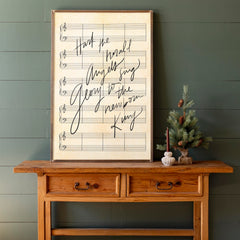 Hark The Herald Angels Sing | Framed Wooden Art
