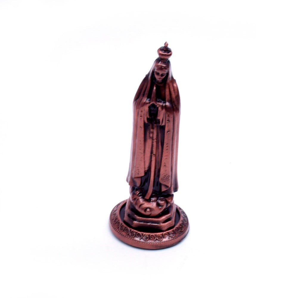 Alloy Our Lady of Fatima Statue Ornament for Home, Office & Car Decor