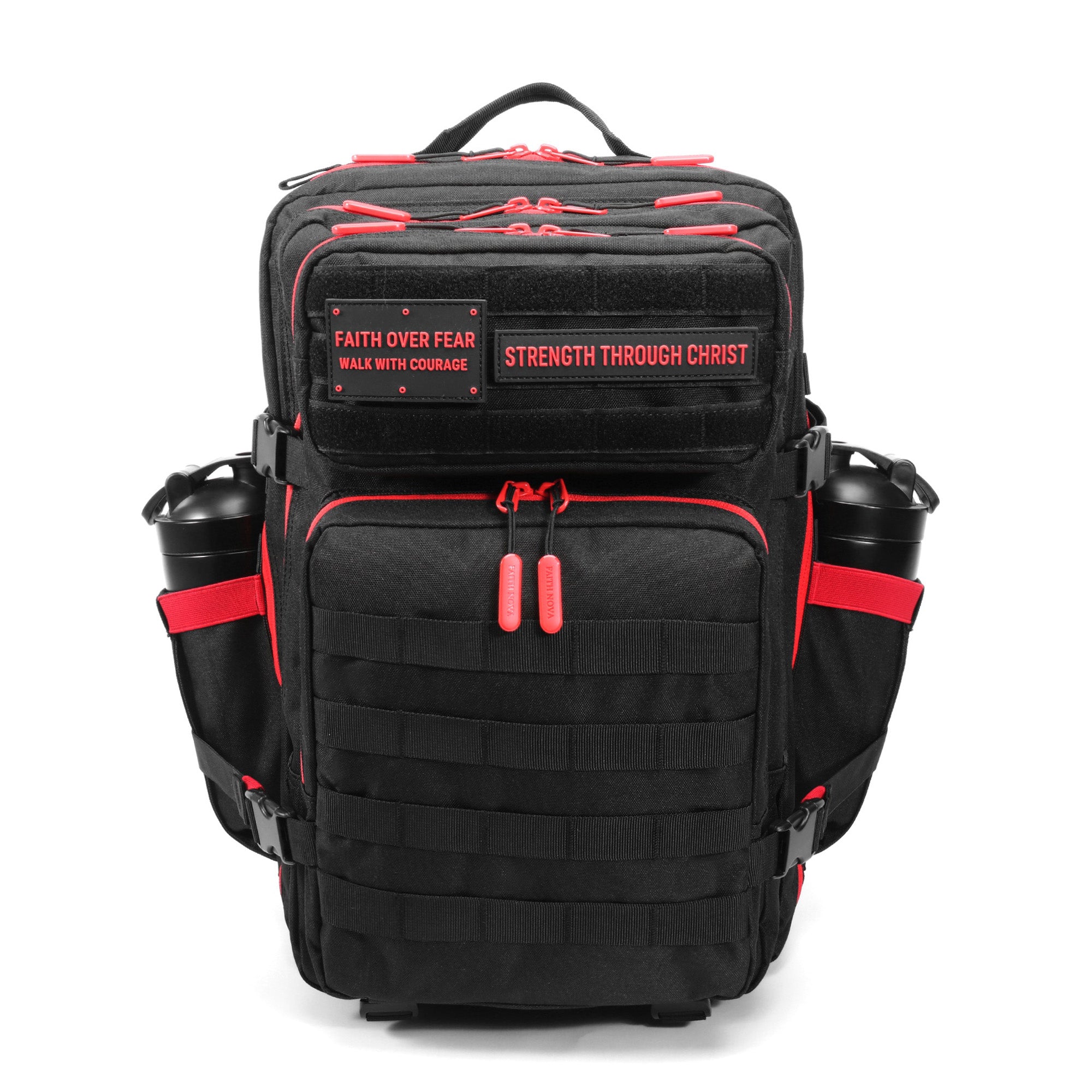 AOT Anime Patch EDC Performance Backpack 35L / 45L - Black Red
