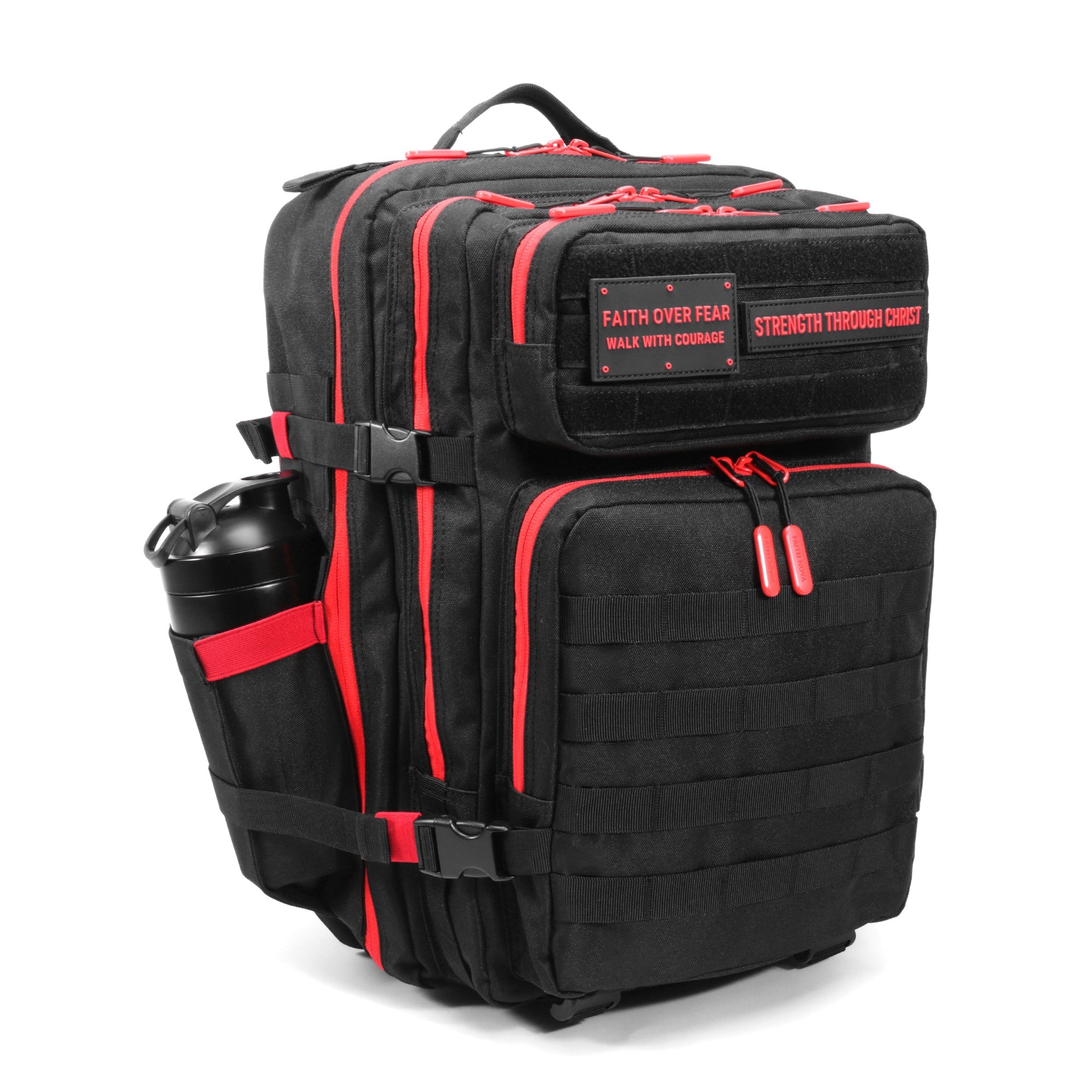 AOT Anime Patch EDC Performance Backpack 35L / 45L - Black Red