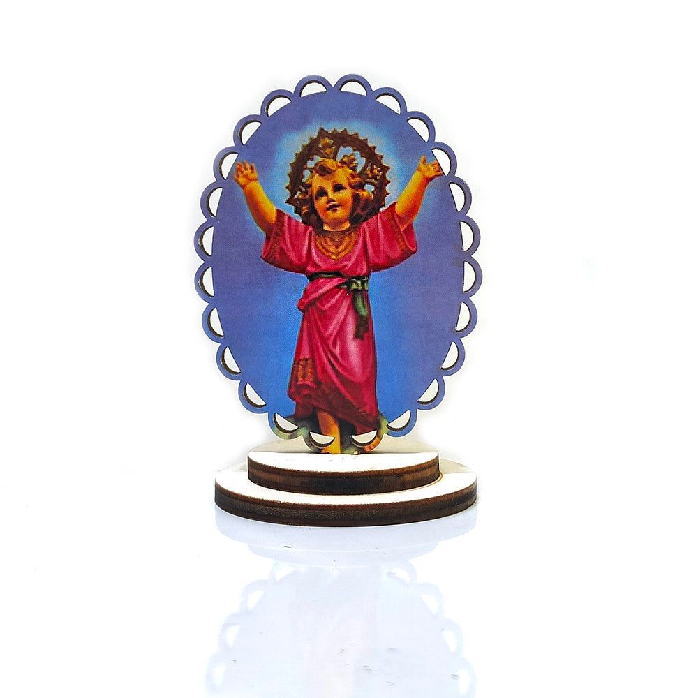Wooden Religious Ornament Stand for Home, Office & Car Decor