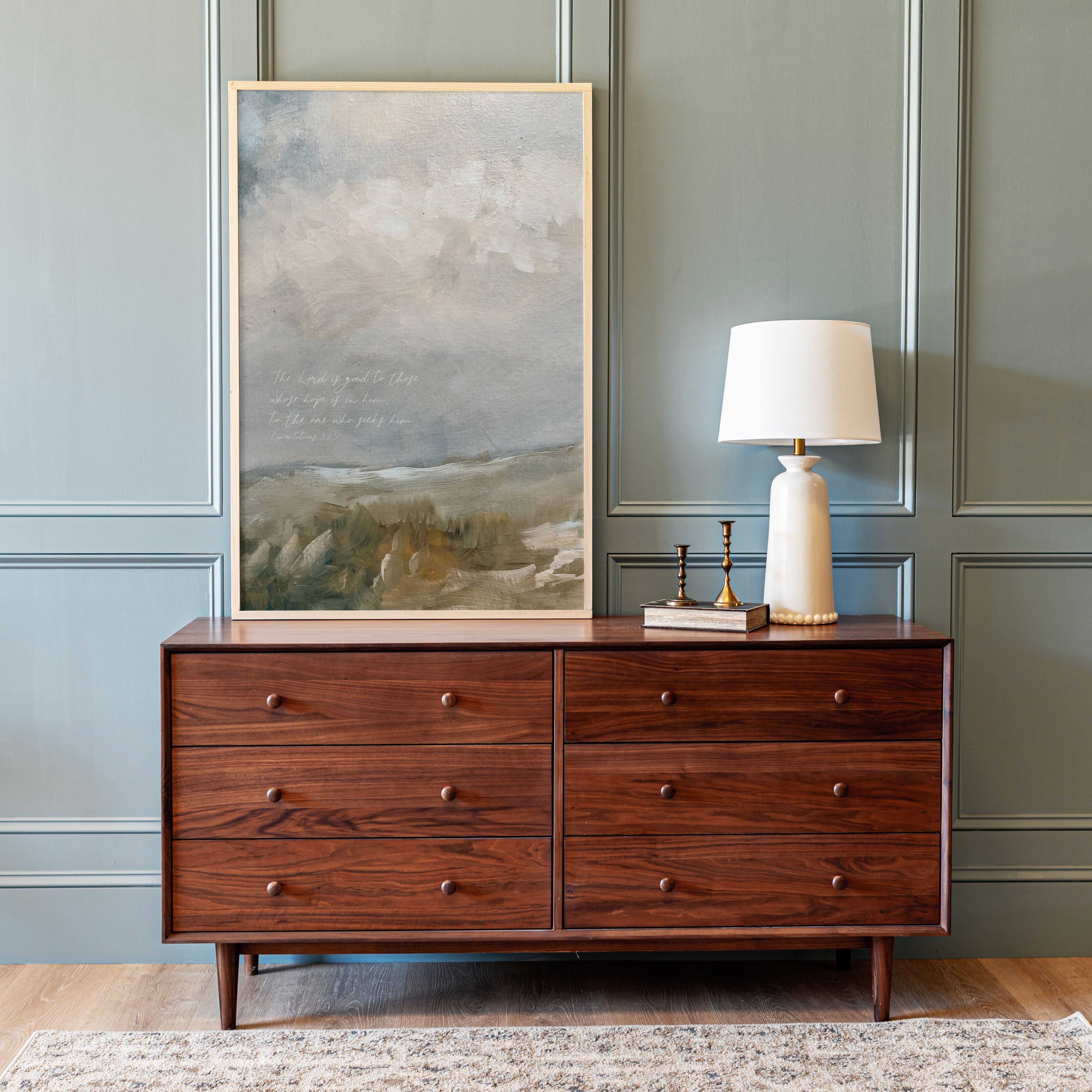 The Lord Is Good To Those Whose Hope Is In Him | Framed Wooden Art