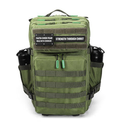 Faith-Inspired EDC Performance Backpack 45L - Green