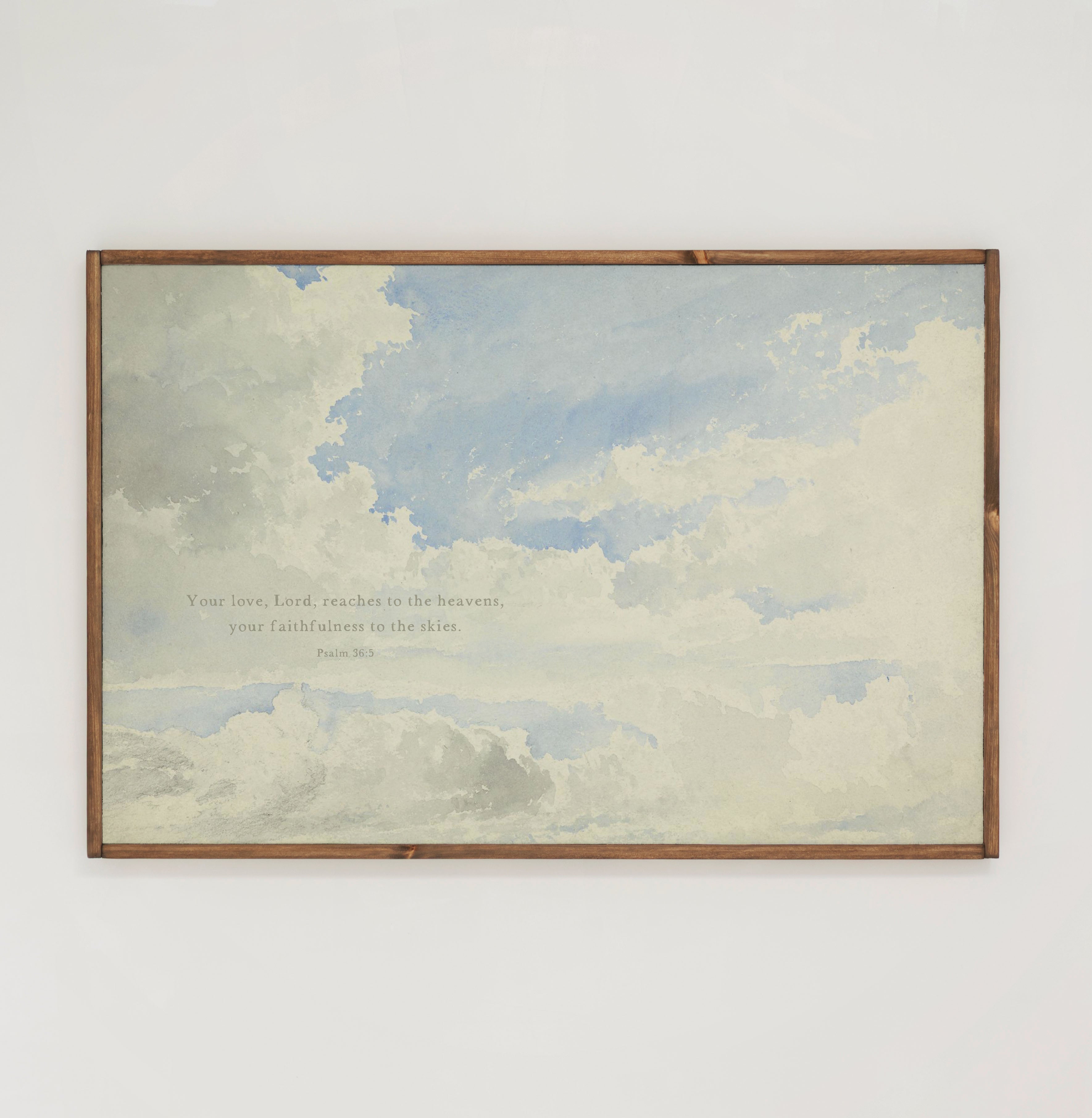 Reaches To The Heavens | Framed Wooden Art - Horizontal