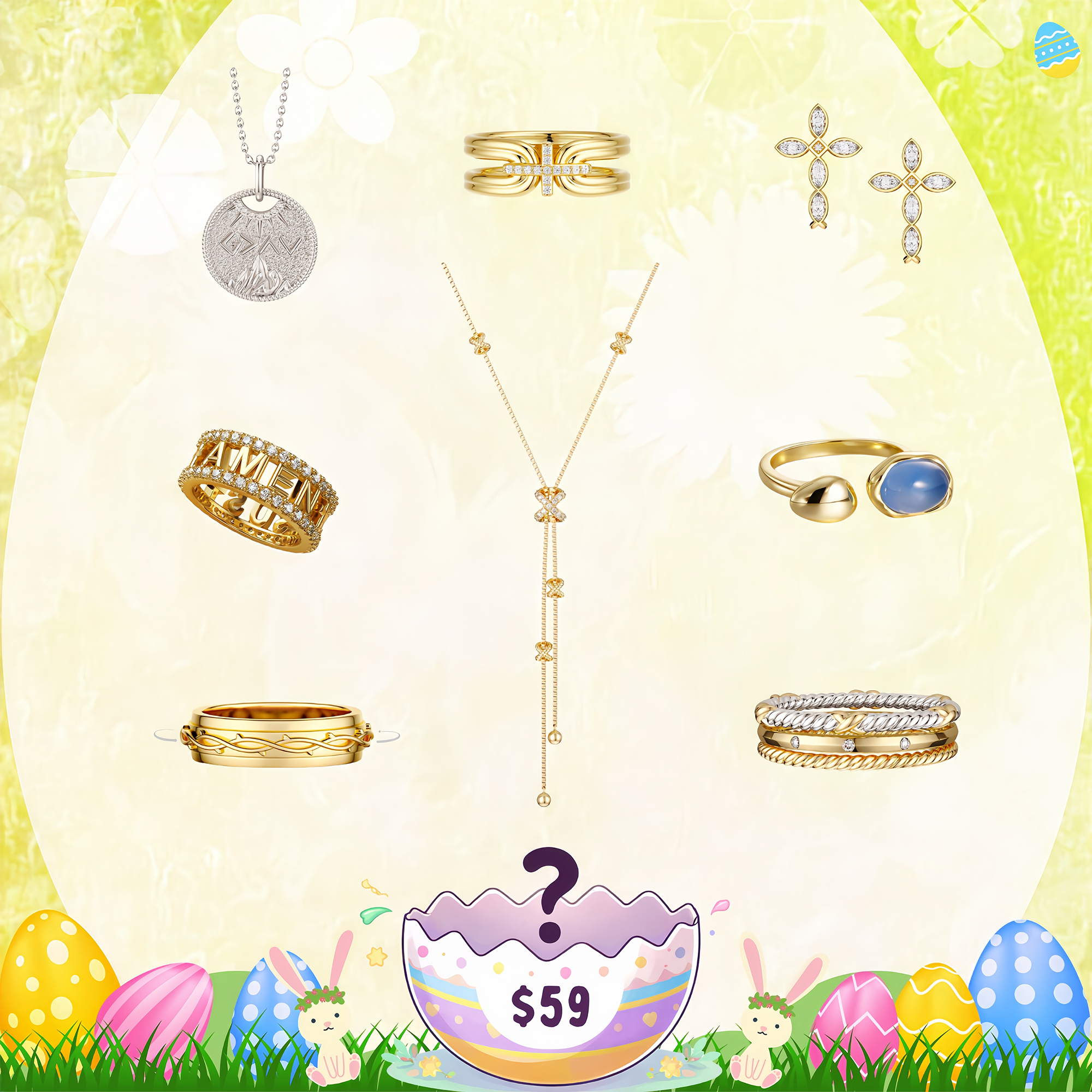 🎁Easter Jewelry Mystery Box – Worth Up to $300