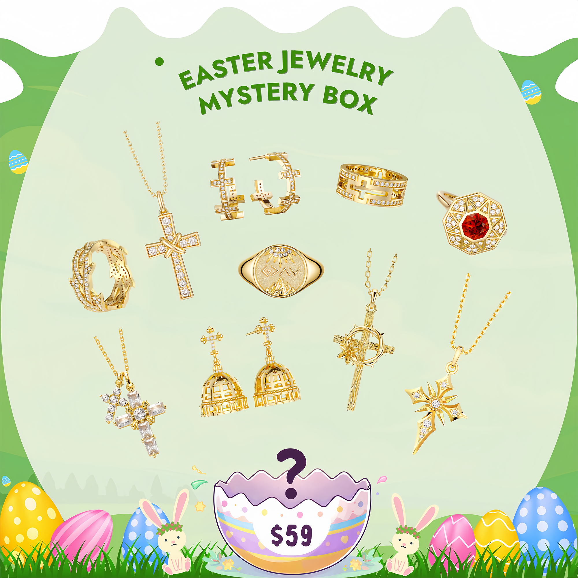 🎁Easter Jewelry Mystery Box – Worth Up to $300