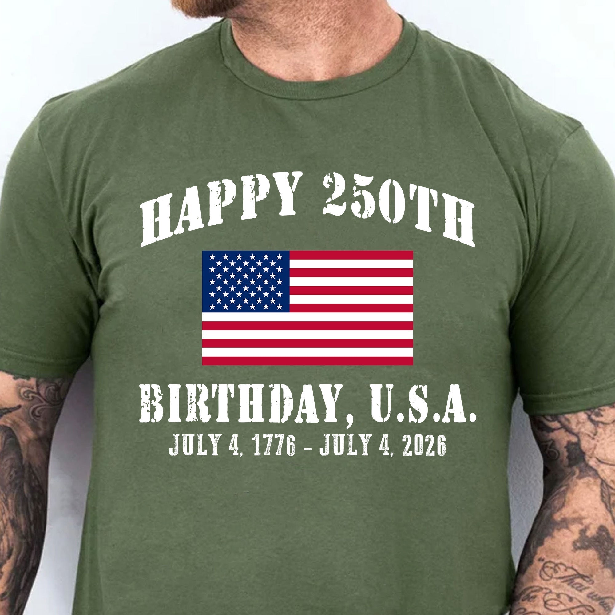 Happy 250 Years Birthday USA Shirt