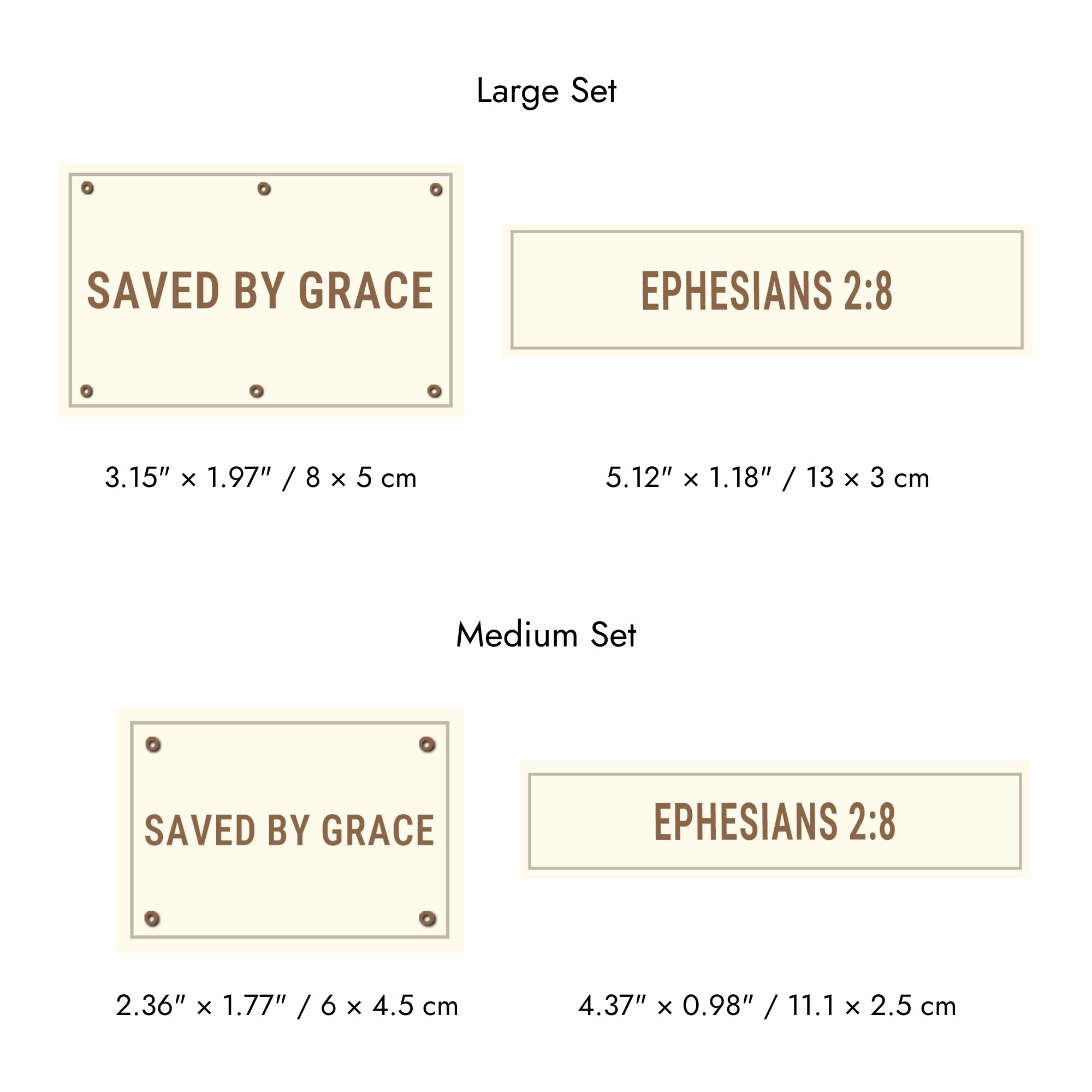 Faith-Inspired Statement Velcro Patch– Random Sets