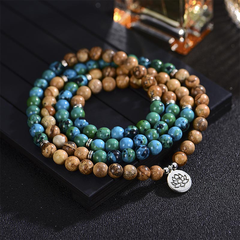 Faith Nova 108 Meditation Healing Multilayer Mala