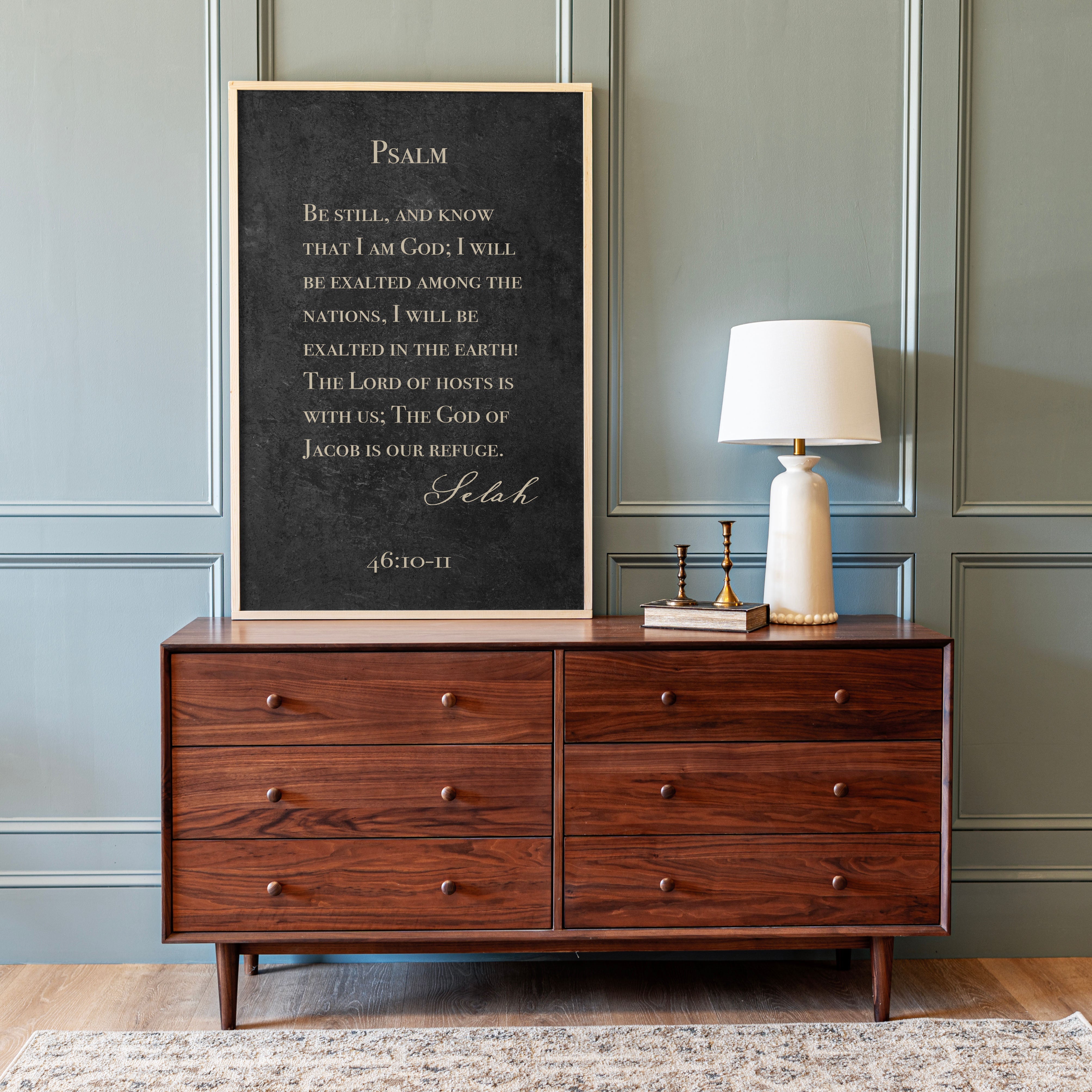 Be Still | Framed Wooden Art