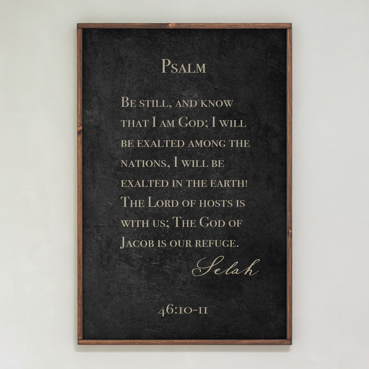 Be Still | Framed Wooden Art