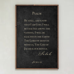 Be Still | Framed Wooden Art