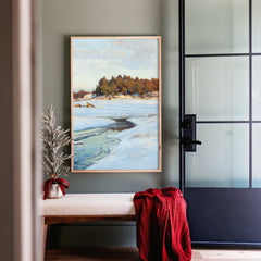 "A Thrill Of Hope" Framed Canvas | Vertical