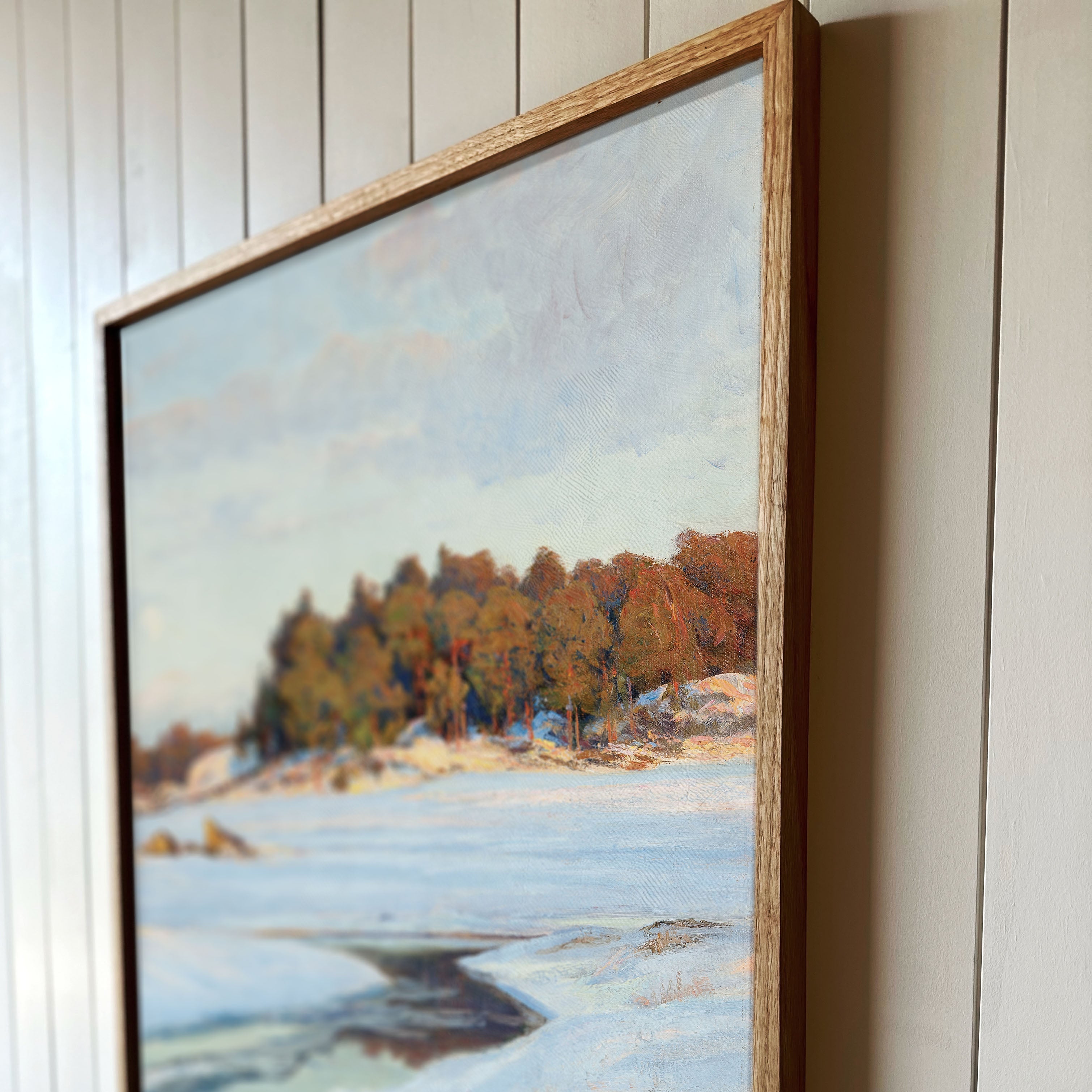 "A Thrill Of Hope" Framed Canvas | Vertical