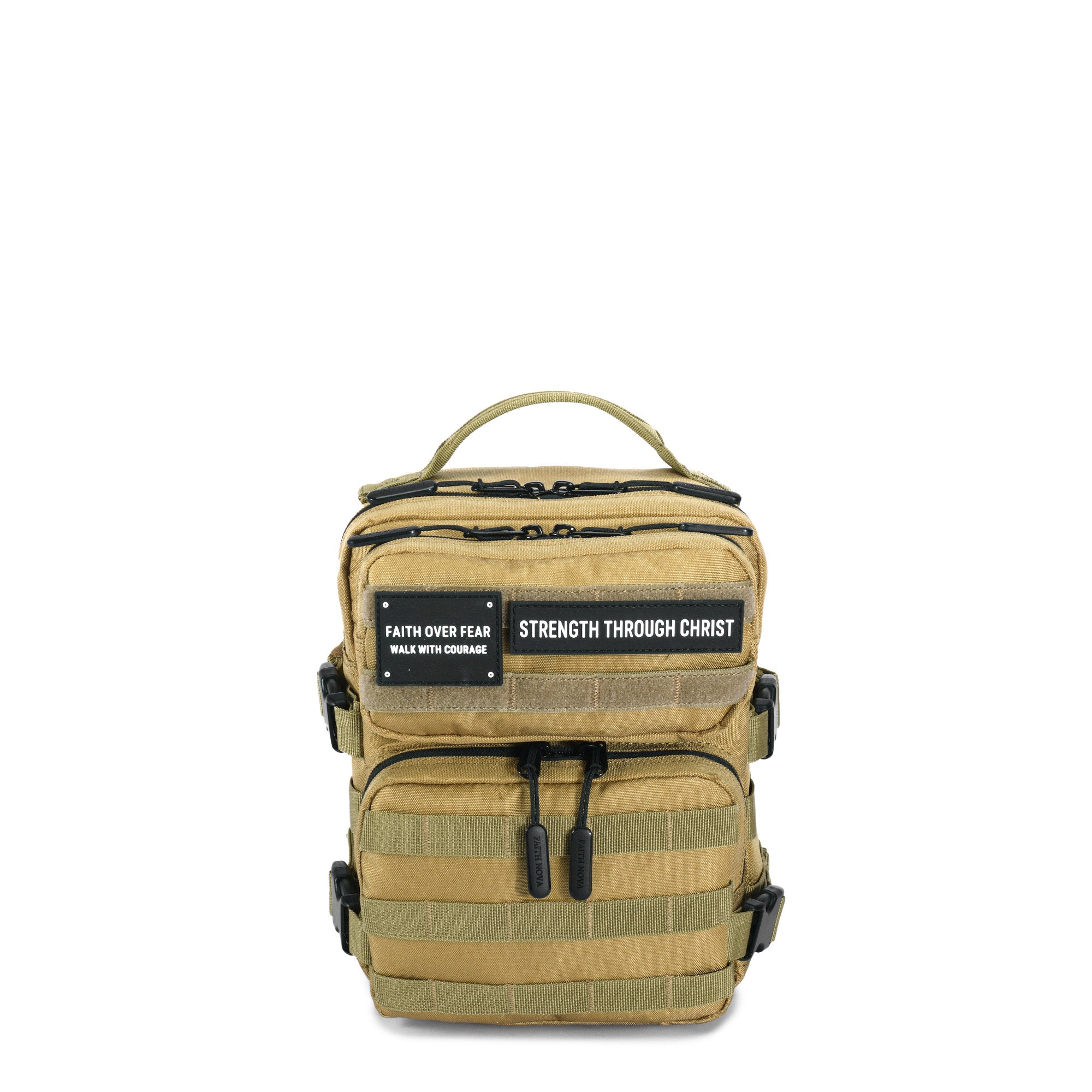 Faith-Inspired EDC Mini Backpack 9L - Khaki