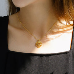 Radiant Sacred Heart Necklace