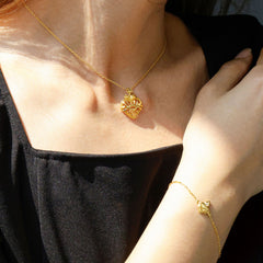 Radiant Sacred Heart Necklace