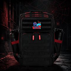 SM Hero Patch EDC Performance Backpack 35L / 45L - Black Red