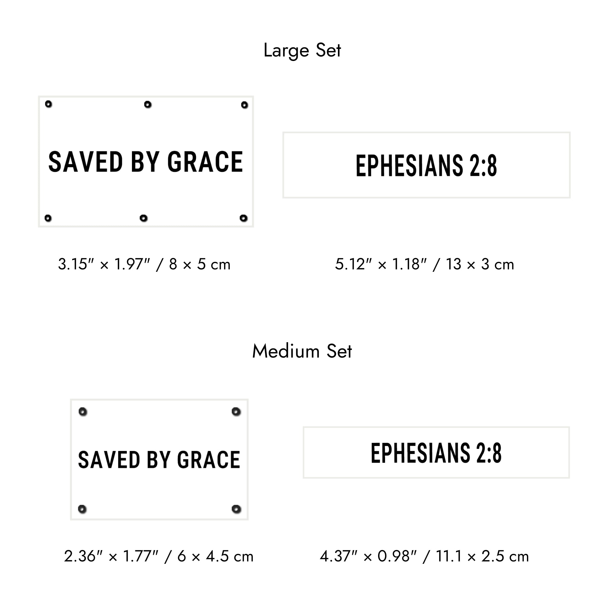 Faith-Inspired Statement Velcro Patch– Random Sets
