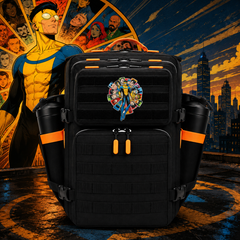 Invincible Patch EDC Performance Backpack 35L / 45L - Black Orange