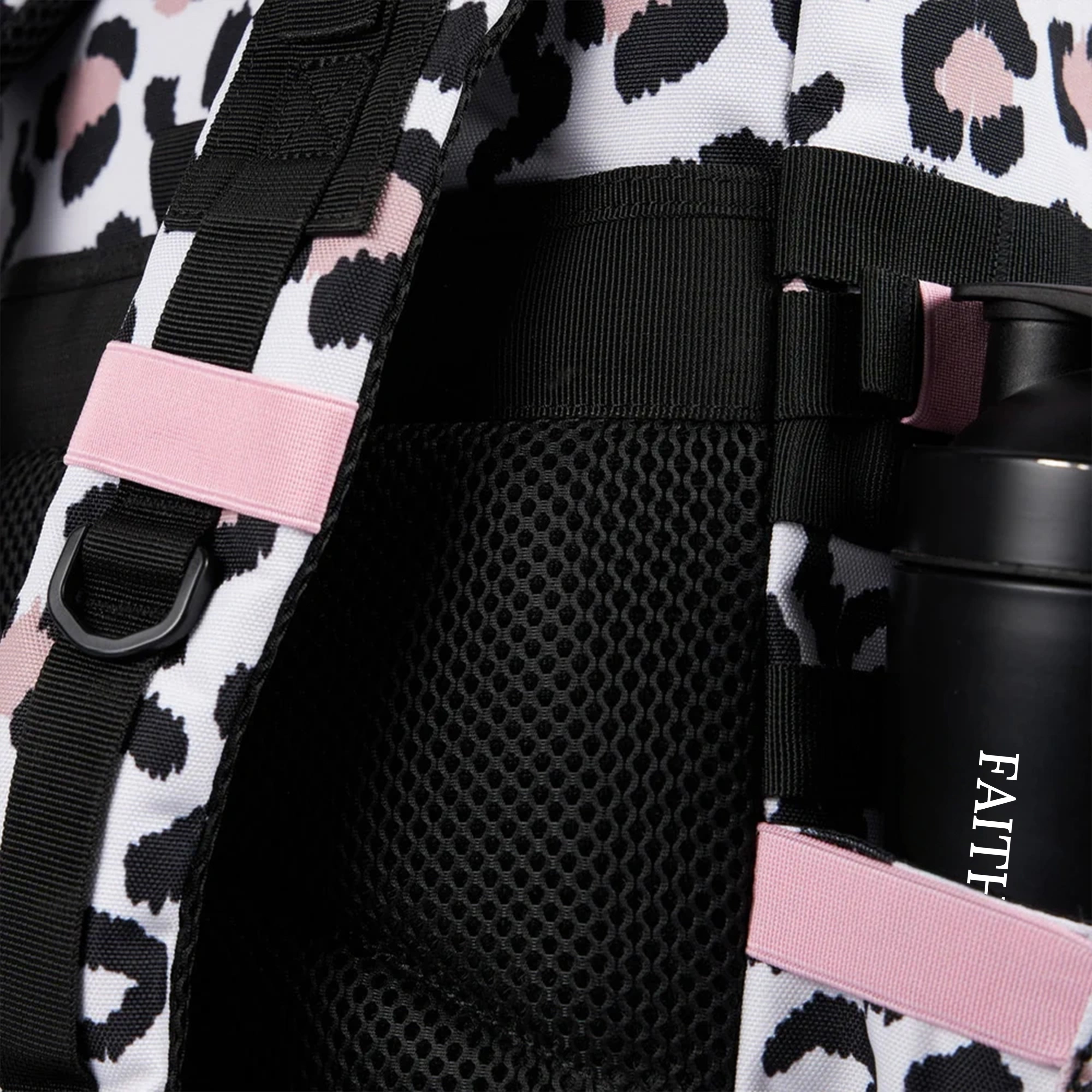 45L Backpack Leopard Pink