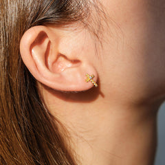 Harvest Blessings Cross Stud Earrings